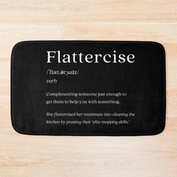 Item preview, Dictionary: Flattercise designed and sold by nature. electrified..