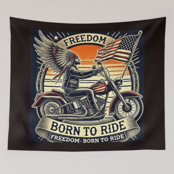 Item preview, Freedom Born to Ride designed and sold by Jurand  Creations.
