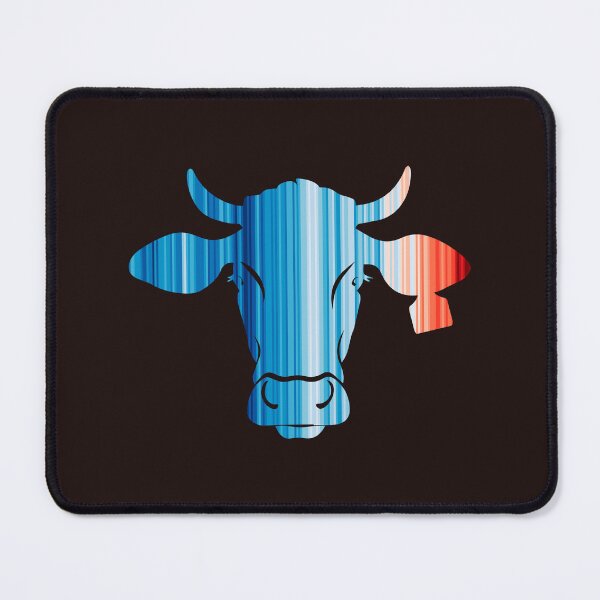 Item preview, Climate Change Stripes - Cow head outline designed and sold by Frank J. Art.