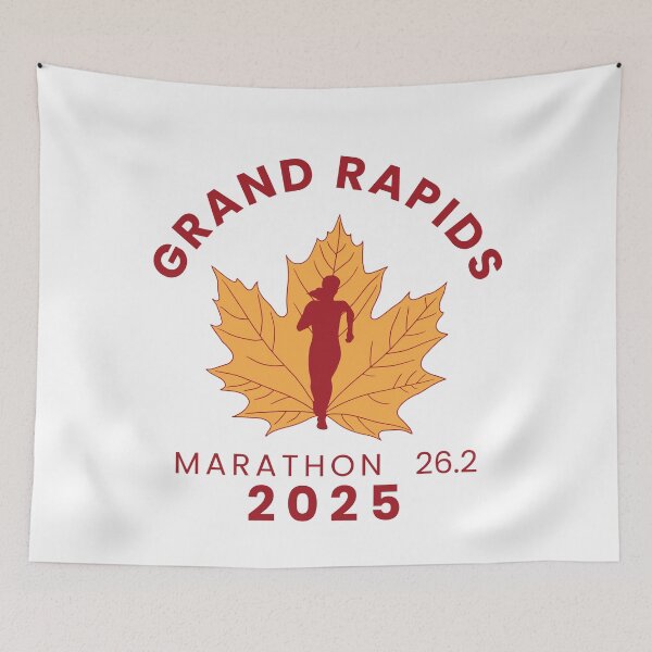 Item preview, Grand Rapids - Marathon – 26.2 – 2025 designed and sold by Moritz Schwäble.