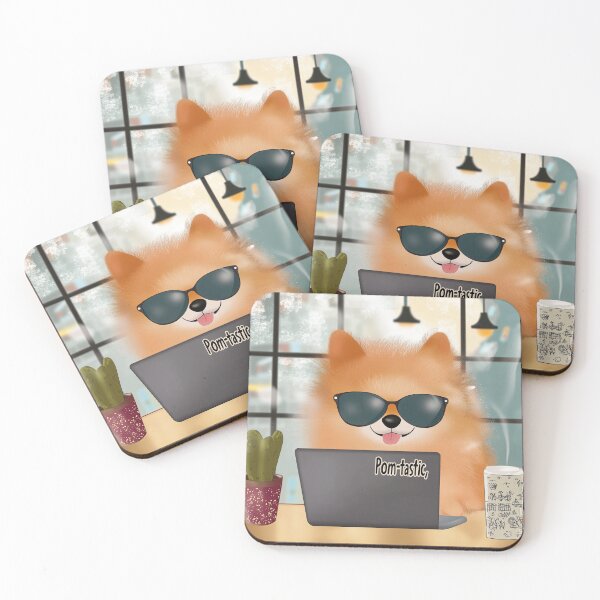 Item preview, "Stylish Pomeranian Working: Pom-tastic" designed and sold by Arthoughts.