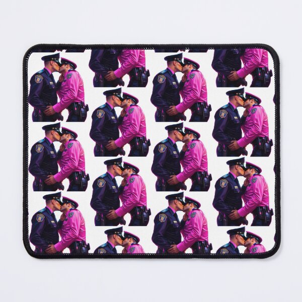 Item preview, Policemen kiss designed and sold by PhilDreams.