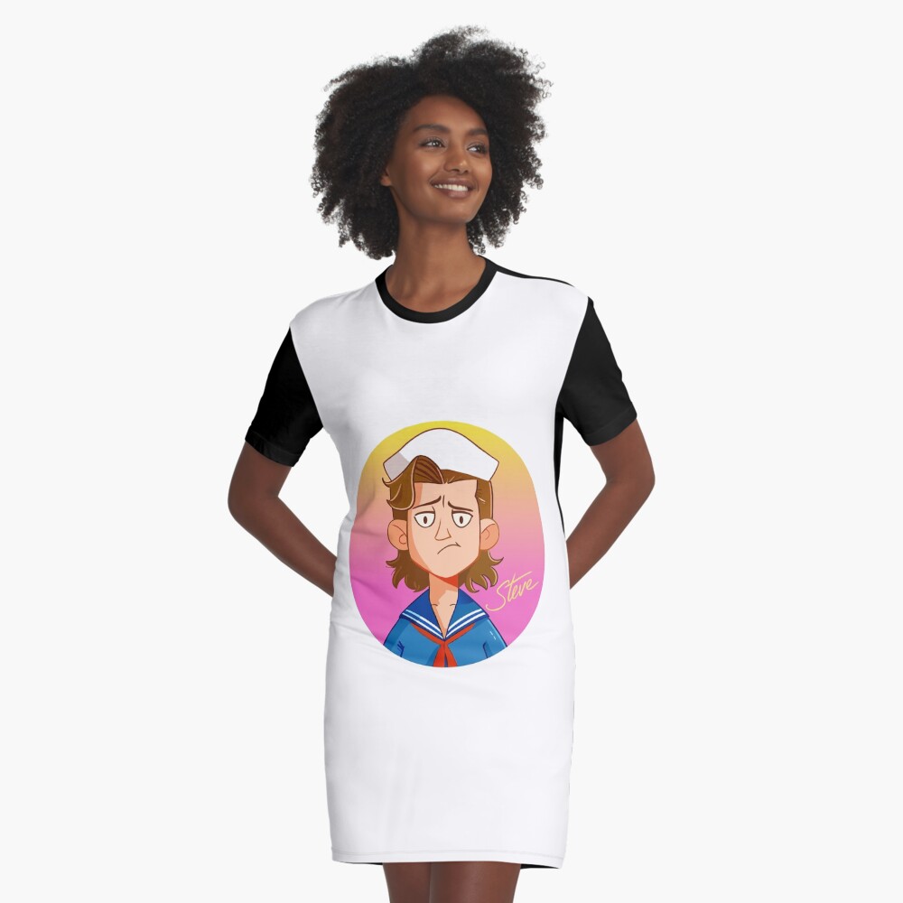 Item preview, Graphic T-Shirt Dress designed and sold by timegraf.