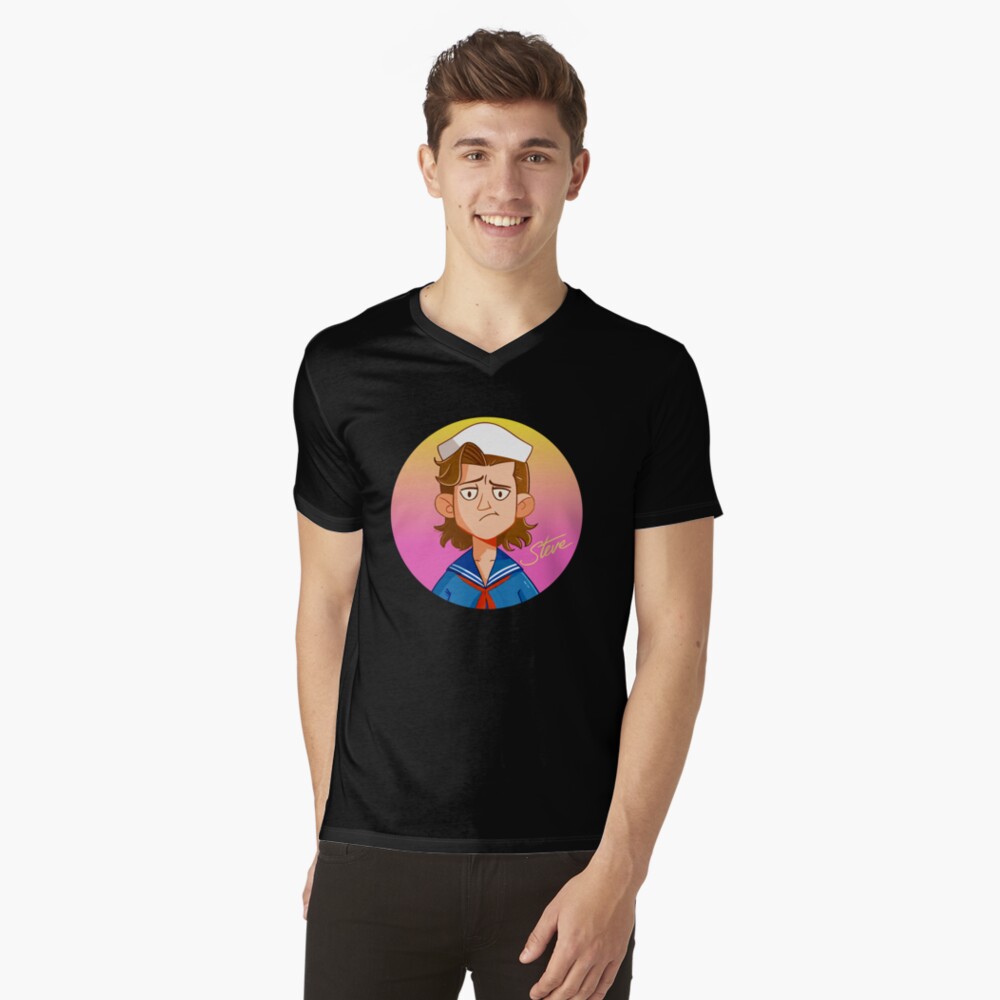Item preview, V-Neck T-Shirt designed and sold by timegraf.