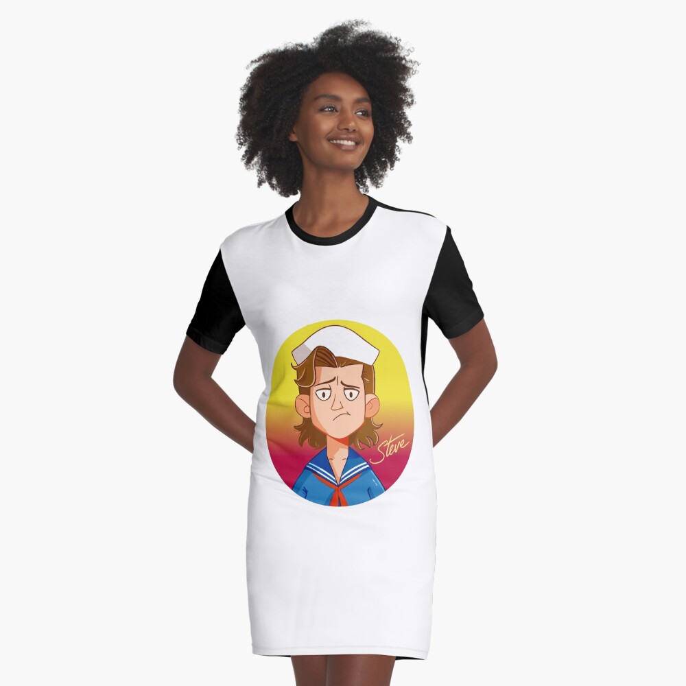 Item preview, Graphic T-Shirt Dress designed and sold by timegraf.