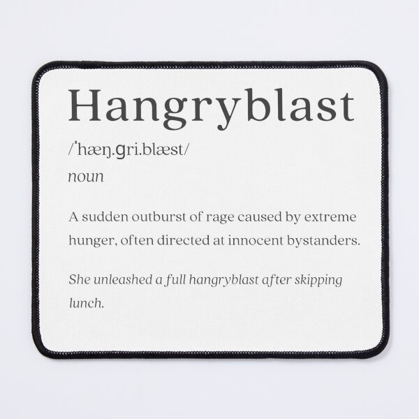 Item preview, Dictionary: Hangryblast designed and sold by nature. electrified..