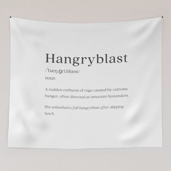 Item preview, Dictionary: Hangryblast designed and sold by nature. electrified..