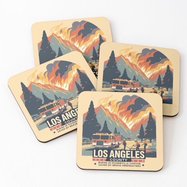 Item preview, Crews battle successfully Palisades Fire flare-up in Mandeville Canyon designed and sold by MAGICKEY2024.