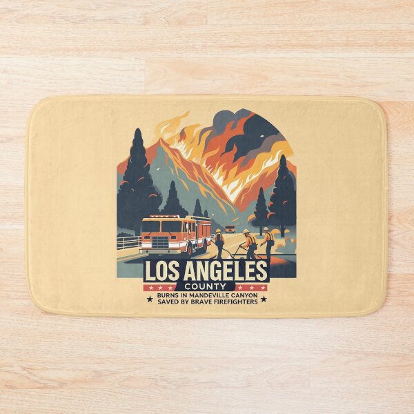 Item preview, Crews battle successfully Palisades Fire flare-up in Mandeville Canyon designed and sold by MAGICKEY2024.
