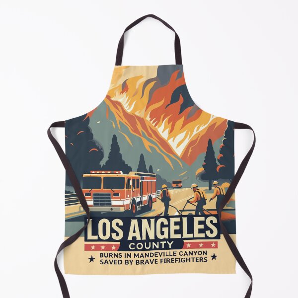 Item preview, Crews battle successfully Palisades Fire flare-up in Mandeville Canyon designed and sold by MAGICKEY2024.