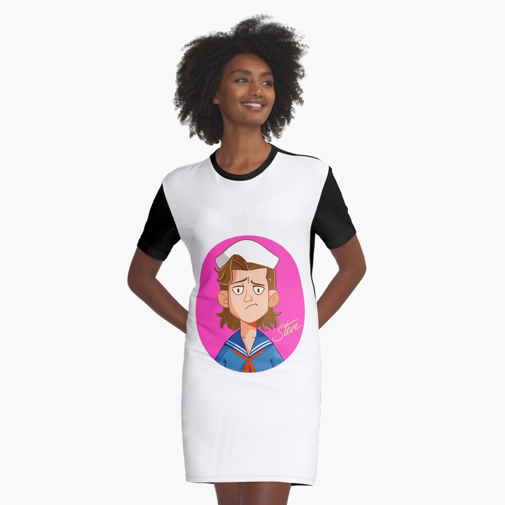 Item preview, Graphic T-Shirt Dress designed and sold by timegraf.