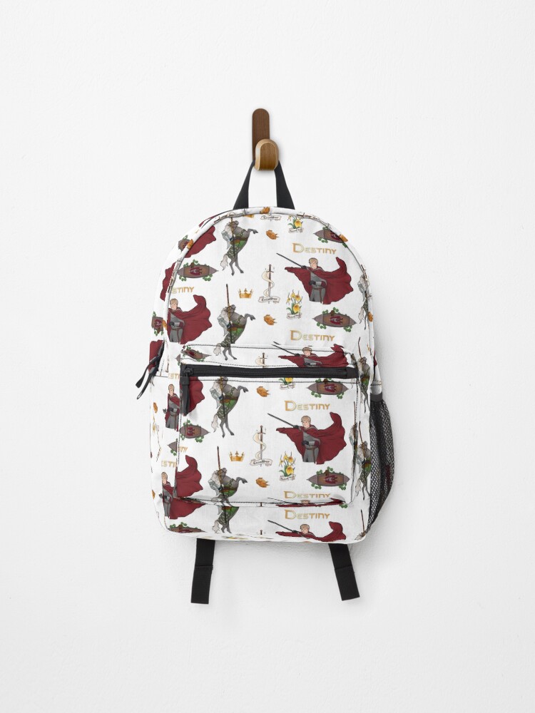 Thumbnail 1 of 3, Backpack, King Arthur Merlin BBC Sticker Pack/Pattern designed and sold by MadeByNeptune.