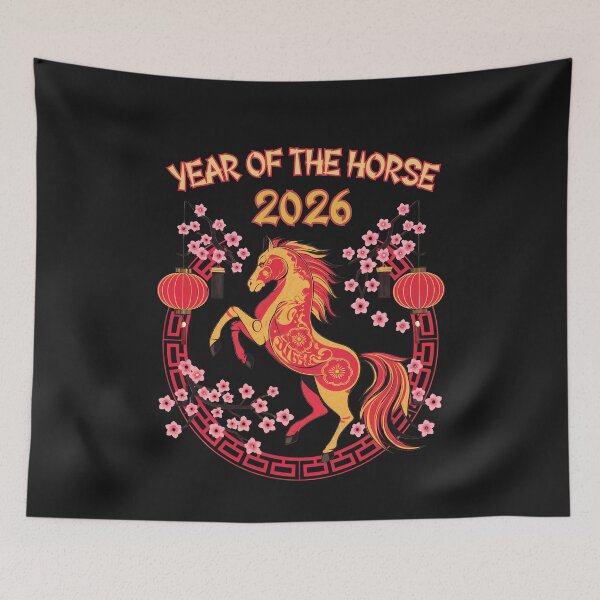 Item preview, Year Of The Horse 2026: Chinese Zodiac Celebrating Strength, Prosperity, And Tradition designed and sold by elynne9.