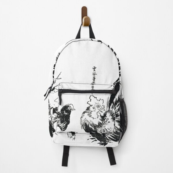 Item preview, Japanese chickens, Ink Animal Illustration by Toyeki designed and sold by Revulet.