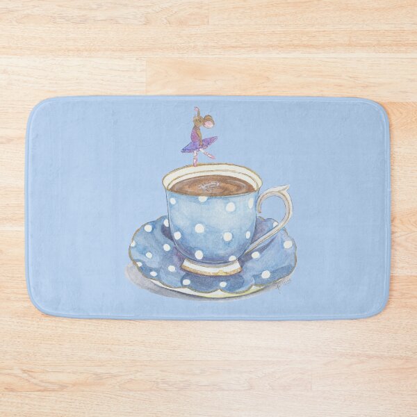 Item preview, Tiny Mouse Teacup Dancer Watercolor Painting designed and sold by Jasanna Czellar.