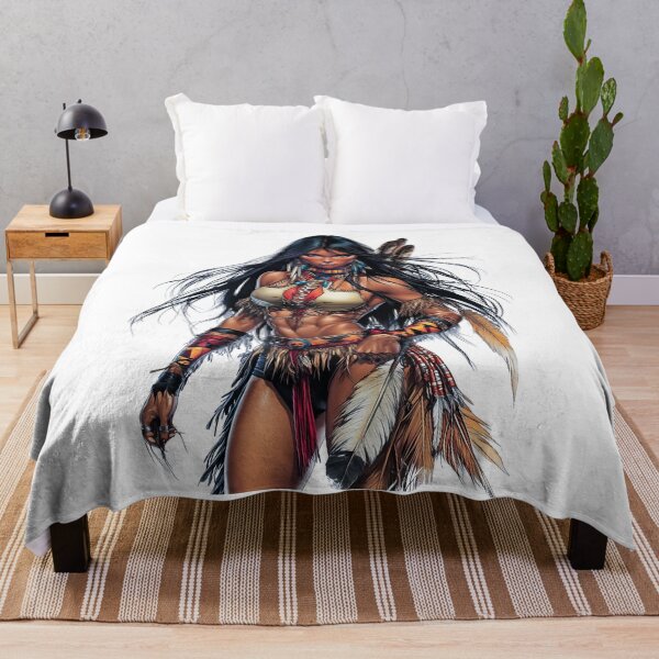 Item preview, Native American warrior designed and sold by javierparra.