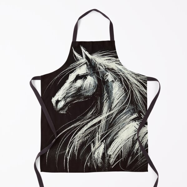Item preview, White Chalk Horse Sketch designed and sold by alw951.