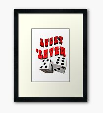 LUCKY 'LEVEN Framed Print