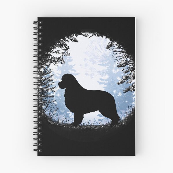 Item preview, “First Snow” Newfoundland Dog designed and sold by Spinyflowerart.