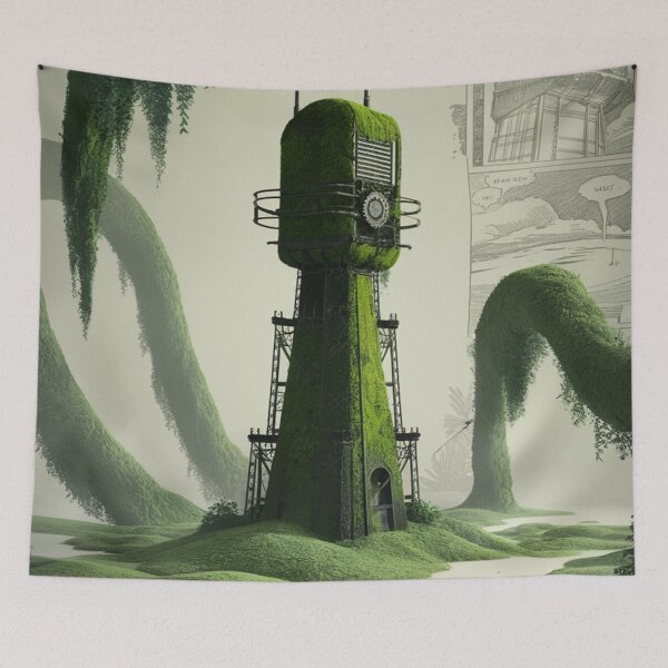 Item preview, A Minimalist Fantasy Landscape designed and sold by MiHaykl.