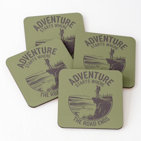 Item preview, Adventure starts where the road ends designed and sold by MagicWander.