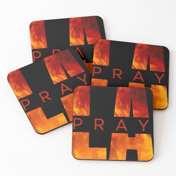 Item preview, Pray For LA Los Angeles California  designed and sold by COOL CAP.
