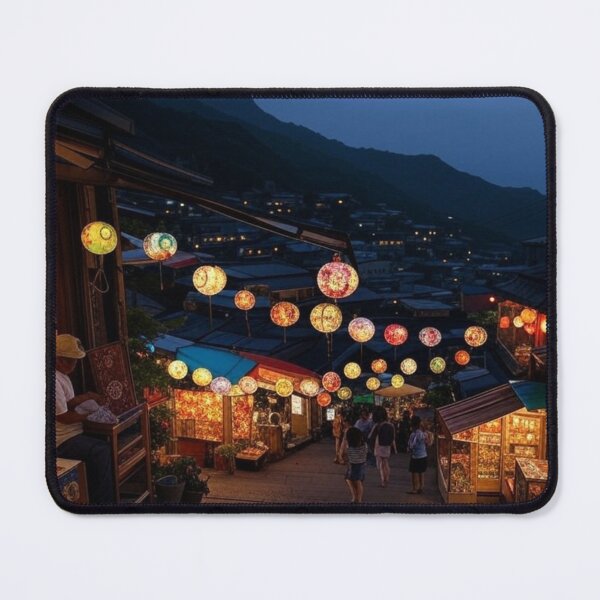 Item preview, Lantern Lights of Jiufen Taiwan designed and sold by Places On Earth.