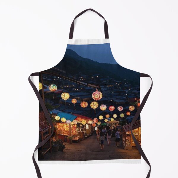 Item preview, Lantern Lights of Jiufen Taiwan designed and sold by Places On Earth.