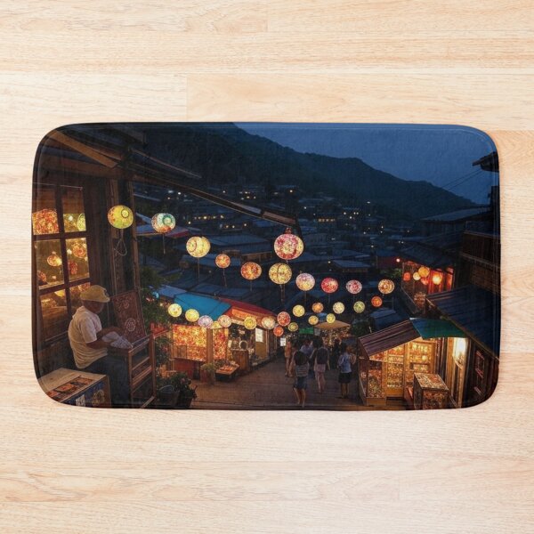 Item preview, Lantern Lights of Jiufen Taiwan designed and sold by Places On Earth.