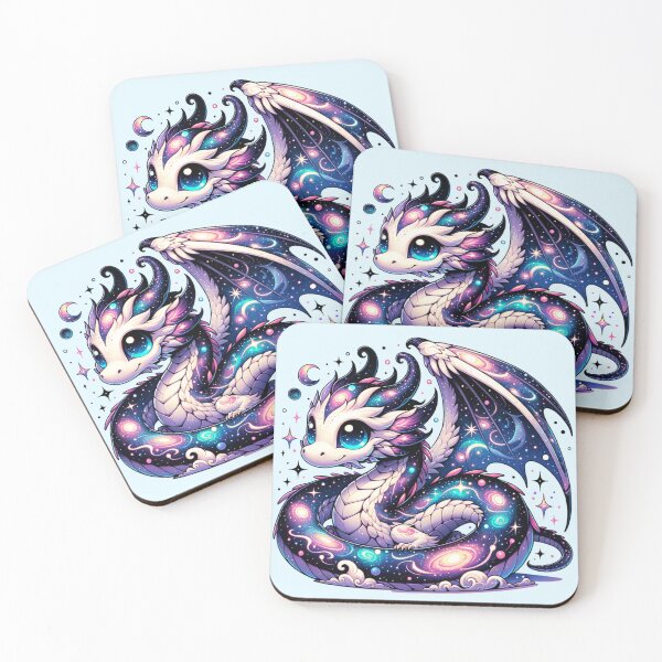 Item preview, Kawaii Galaxy Space Dragon designed and sold by 2ndSketch.