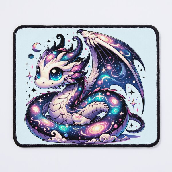 Item preview, Kawaii Galaxy Space Dragon designed and sold by 2ndSketch.