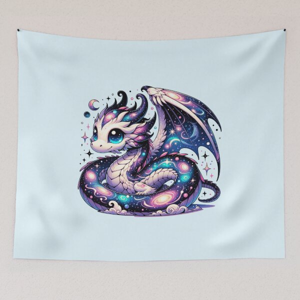 Item preview, Kawaii Galaxy Space Dragon designed and sold by 2ndSketch.