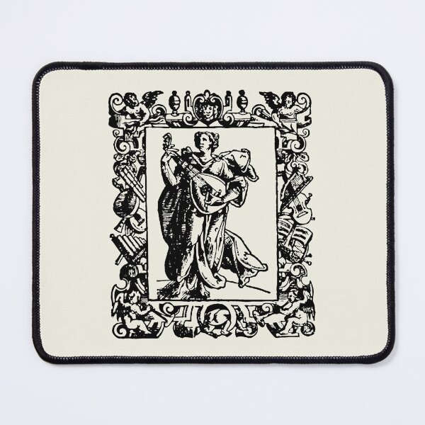 Item preview, Renaissance Musician in Ornate Frame designed and sold by Twisted Kids.