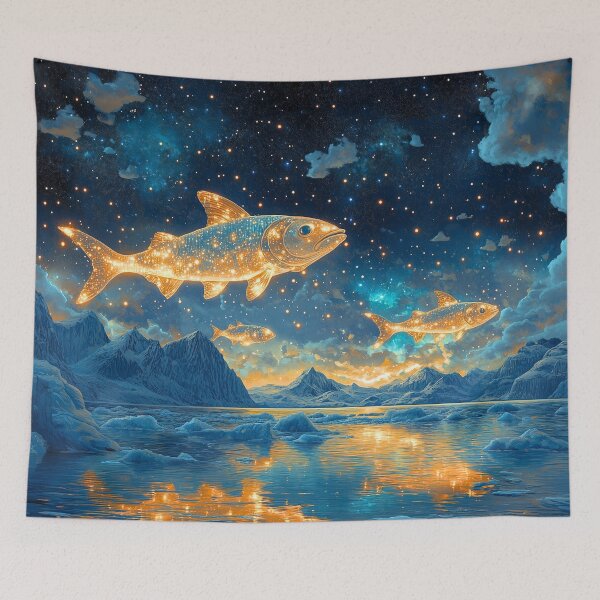 Item preview, Floating Glowing Fish designed and sold by ACastilloArt.
