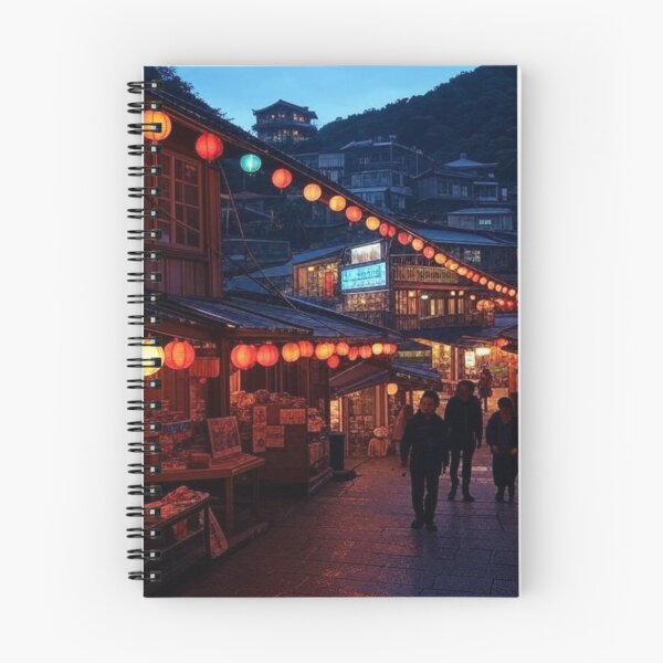 Item preview, Bright Night Lights in the Taiwanese Town of Jiufen designed and sold by Places On Earth.