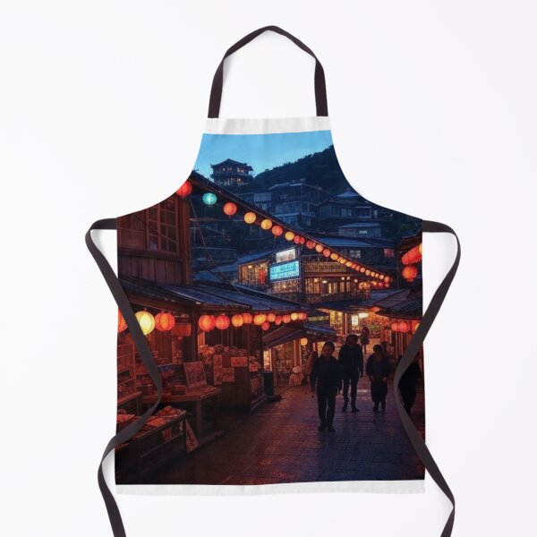 Item preview, Bright Night Lights in the Taiwanese Town of Jiufen designed and sold by Places On Earth.