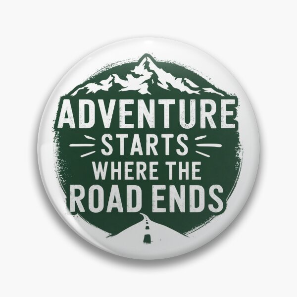 Item preview, Adventure starts where the road ends designed and sold by MagicWander.