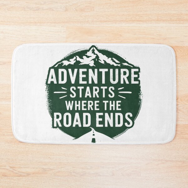 Item preview, Adventure starts where the road ends designed and sold by MagicWander.