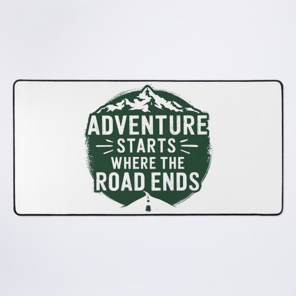 Item preview, Adventure starts where the road ends designed and sold by MagicWander.