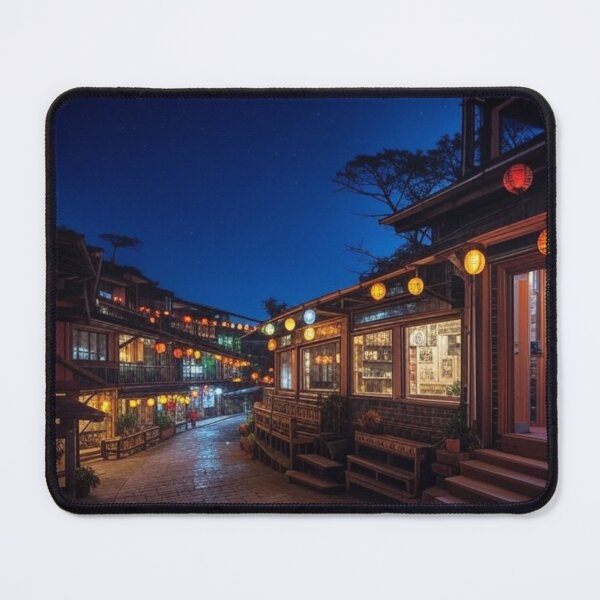 Item preview, Orange Lantern Lights in Jiufen Old Street designed and sold by Places On Earth.