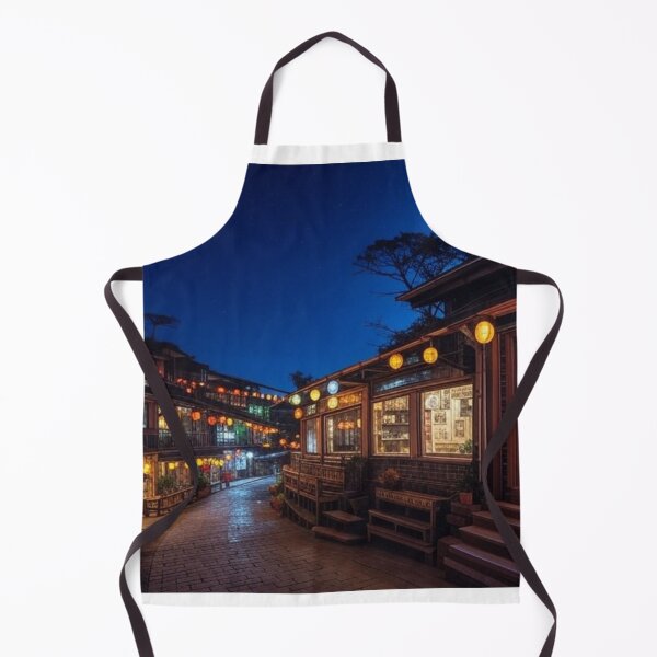 Item preview, Orange Lantern Lights in Jiufen Old Street designed and sold by Places On Earth.