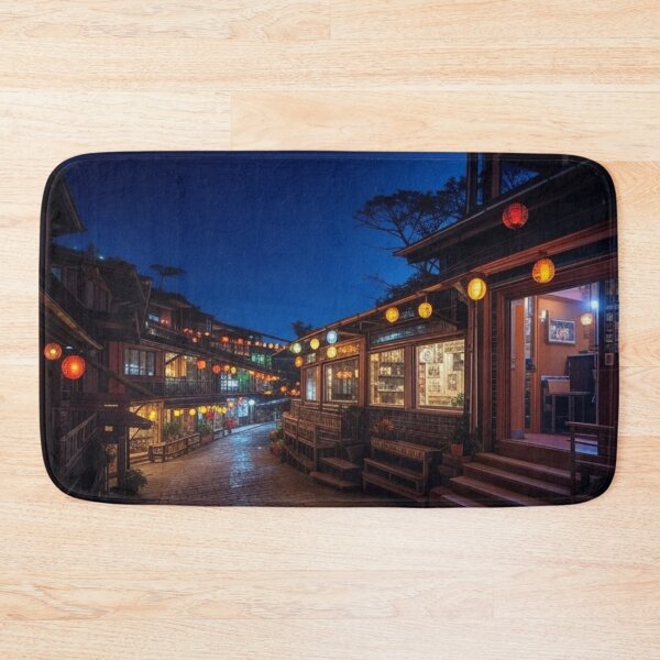 Item preview, Orange Lantern Lights in Jiufen Old Street designed and sold by Places On Earth.