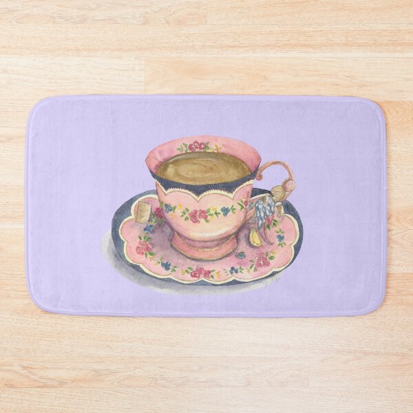 Item preview, Tiny Sleeping Mouse on a Teacup Watercolor Painting designed and sold by Jasanna Czellar.