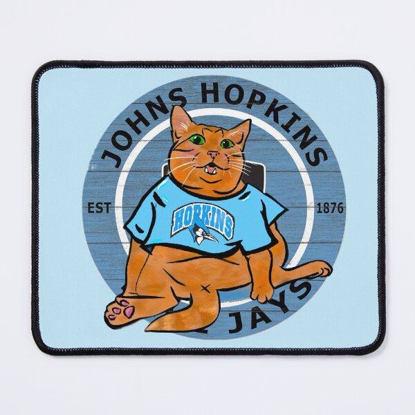 Item preview, Johns Hopkins University Logo Featuring Cinnamon the Cat designed and sold by Jatmeow.