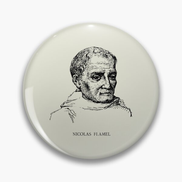 Item preview, Nicolas Flamel Alchemical Portrait designed and sold by Twisted Kids.