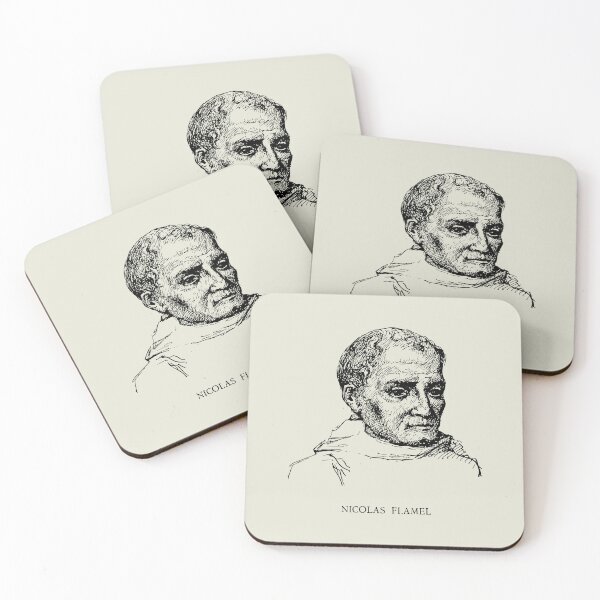 Item preview, Nicolas Flamel Alchemical Portrait designed and sold by Twisted Kids.