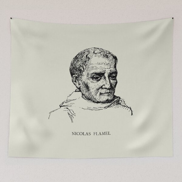 Item preview, Nicolas Flamel Alchemical Portrait designed and sold by Twisted Kids.