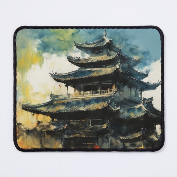 Item preview, Dilapidated Pagoda designed and sold by SpunkySpaniel.