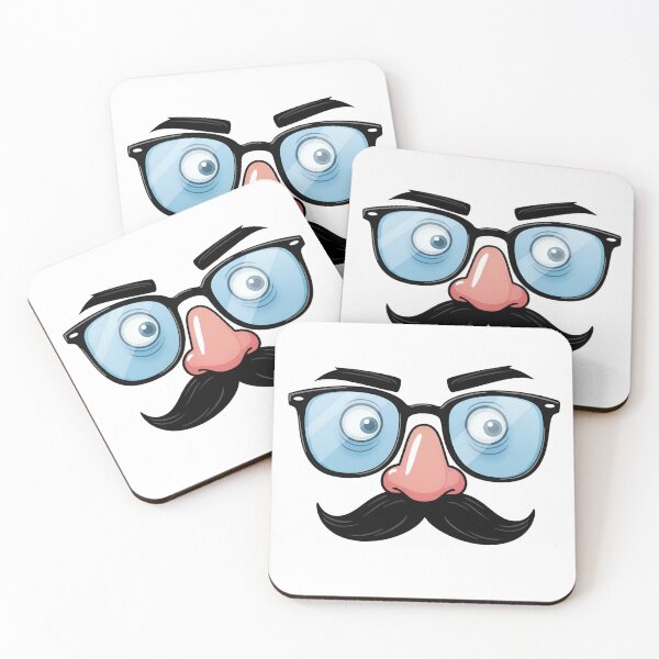 Item preview, Funny Glasses and Nose - Unique and Eye-Catching Design designed and sold by MarVan-Prints.