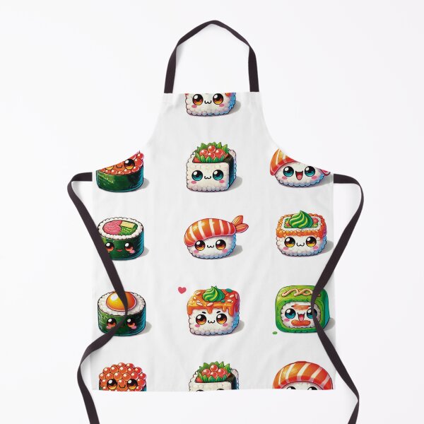 Item preview, Kawaii Sushi Characters Pack: Cute and Adorable Designs designed and sold by SammyGrafiks.